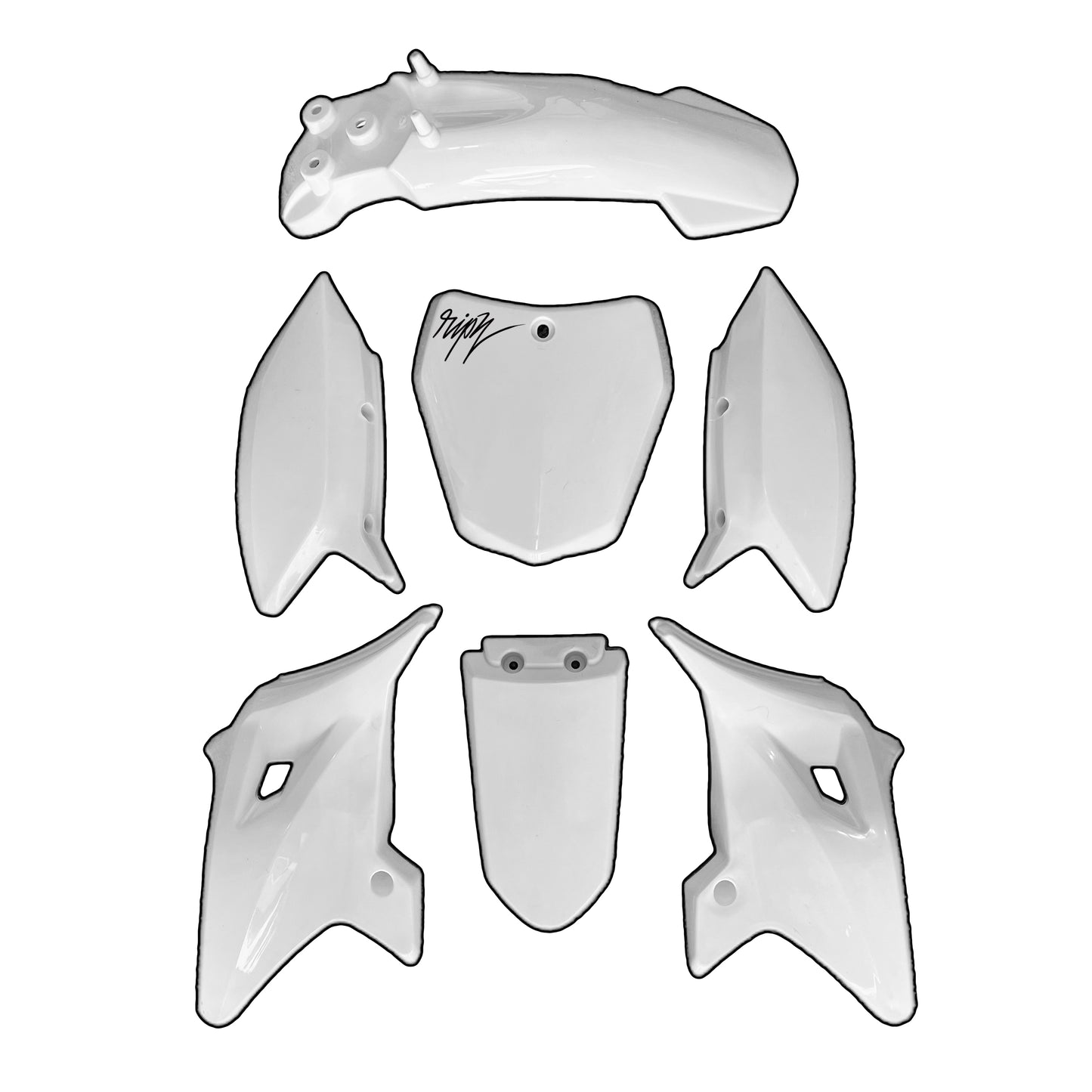 WHITE FULL PLASTIC SET